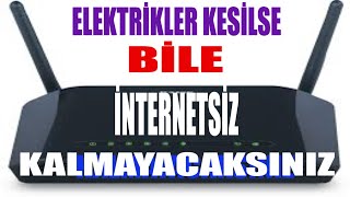 Elektrik olmadan  USB PORT ile Modem ve Router nasıl çalıştırılır #modem #router #usbport