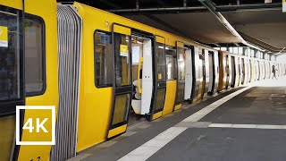 [4K] Berlin U Bahn Riding (Ernst-Reuter-Platz - Gleisdreieck) [BVG / Metro / German Railway]