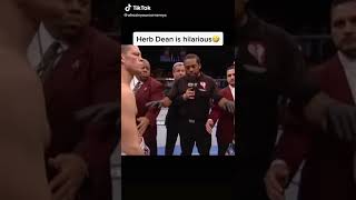 Herb Dean is hilarious #mma #natediaz #herbdean