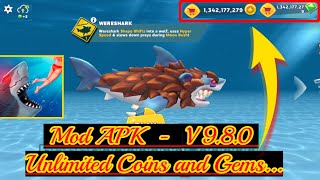 Hungry Shark Evolution Mod APK v9.8.0 | Unlimited Coins / All Sharks Unlocked