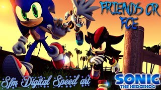 [SFM/SONIC] - Speedart - |Friends or Foe| (Sonic's poster)