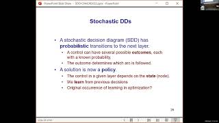 CPAIOR 2022: Stochastic Decision Diagrams