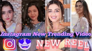 New Instagram Trending Reels Video // HD+ Instagram video // Short Song With Famous Girls 🥰😊👍📝❤