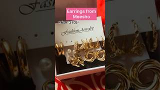 Wow😱earrings from Meesho😳#viralvideo #meesho #earrings #hack #shortvideo #shorts #youtube #short