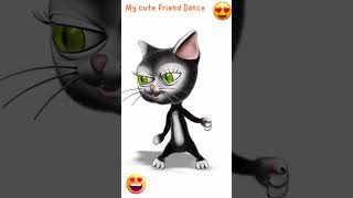 Cute kitten Cat Disco Dance #catshorts  #catlove  #kitten