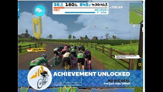 Zwift : My imperial century with cycle nation