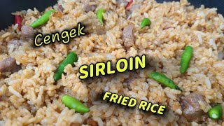 🍽 SIRLOIN FRIED RICE WITH BUNCH OF GREEN CHILI, SO YUMMY | TRADITIONAL DISH | INDONESIAN DISH