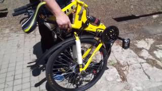 Bike full folding and full suspension 26 inch (no tool needed)