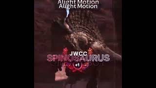 Becklespinax vs jwcc Spinosaurus #edit #alightmotion #capcut