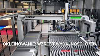 Automatyczna linia Biesse Batch One zainstalowana w firmie Center Mebel