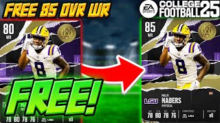 FREE 85 OVERALL RECIEVER WITH 85 SPEED! ULTIMATE ALUMNI PROMO AND MORE!