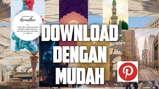 Mendownload berbagai Gambar di Pinterest