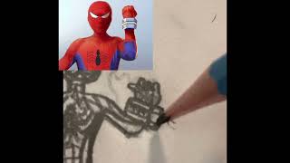 Drawing Japanese Spider-Man