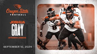 Oregon State Football Interview: Joshua Gray (9/10/24)