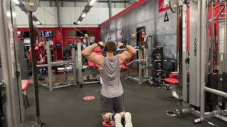 Bicep Exercise - Hercules Curl (High Wide Cable Curl)