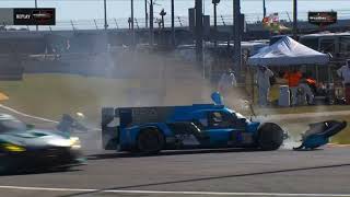 2022 Rolex 24 - LMP2 Hard Crash