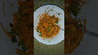 Carrot Salad Recipe || Carrot Recipe #shortsvideo #ytshorts #youtubeshortsvideo #saladrecipe #shorts