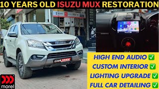 ISUZU MUX from LUCKNOW Fully MODIFIED 🔥 3 WAY Audio + ANDROID 🔊 LUXURY Interior 👌🏻| CAR MAN INDIA