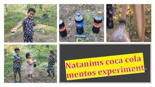 Natanims coca cola mentos experiment