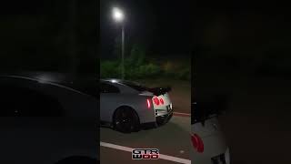 GODzilla spits flames on the highway  #GTRWOO #GTR #R35 #GTR35 #GTRr35 #R35GTR #Flames