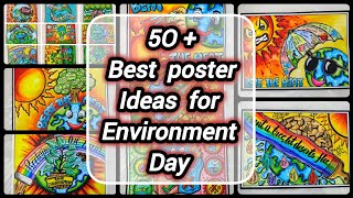 Environment Day Poster Ideas to win competition / 50 plus unique Drawing ideas