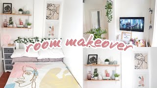 SMALL BEDROOM MAKEOVER (aesthetic and cozy room) | Kat Ariones