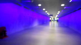 Tunnel under airport in London, England