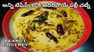 Palli Chutney Telugu | Peanut Chutney | Palli Chutney by Sudha's Cooking Time