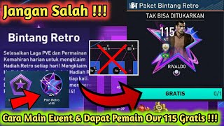 CARA BERMAIN EVENT BINTANG RETRO / RETRO STARS FIFA MOBILE DAPAT PEMAIN OVR 115 GRATIS RIVALDO 115