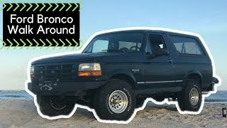 1996 Ford Bronco Rig Walk Around MANUAL SWAP ZF5!! AE19