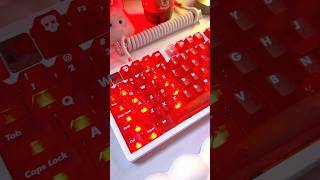 #Lelelab SupSup Classic Red Keycaps x Hi75 with FR4 plate | #soundtest #typingasmr #asmr