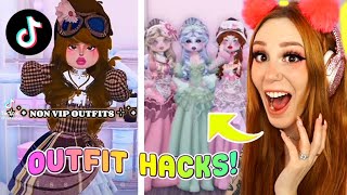 WATCHING the MOST VIRAL TIKTOK HACKS in Dress To Impress!