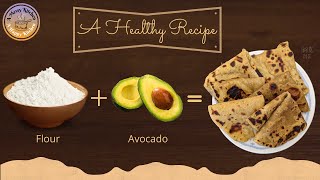 AVOCADO Flat Bread | A Healthy Plant Based Vegan Recipe | Make Avocado Roti at home