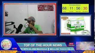 TOP OF THE HOUR NEWS WITH ALJEM MAGDULA