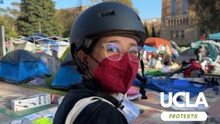 UCLA Pro-Palestinian Protest - 4K Walking Tour