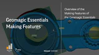 Geomagic Essentials -  Making Features