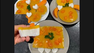 How to make jelly coconut mango easy and simple recipe