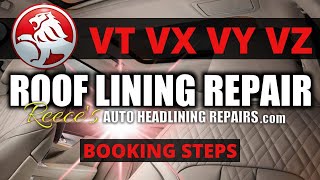 HOLDEN VT VX VT VZ CUSTOMERS Let Us Know The Specs/Style Of Your Current Headliner