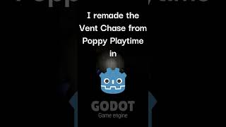 I RECREATED the Huggy Wuggy Chase in Godot #shorts #poppyplaytimechapter1 #vent #godot #chase