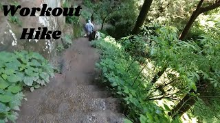 EXHUSTING WORK OUT HIKE THE ROCK HOUSE TRAIL | BEAUTIFUL AND WORTH IT HOCKING HILLS