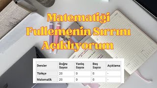 MATEMATİKTE BAŞARILI OLMANIN SIRRINI AÇIKLIYORUM | PDF program çizelgesi #yks #lgs #matematik #maths