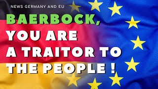 💥Baerbock, you are a traitor to the people ! 🤮💥 Then something UNBELIEVABLE happens... #todaynews