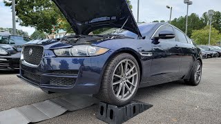 2018 Jaguar XE Engine Area, Underneath visual pre-purchase inspection video by Karcheckz Atlanta