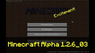 Minecraft Alpha 1.2.6_03