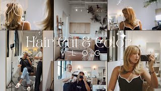 Hair Cut & Color Vlog💇🏼‍♀️🫶🏼🤩