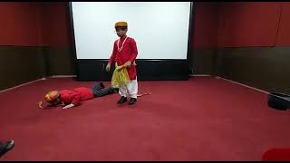 My son's 1st time Drama performance playing King Ashoka's role - Must watch ⌚️ 👌