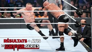 Résultats : Survivor Series 2016