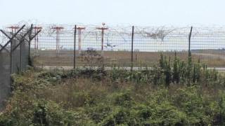 Transaero Boeing 737-500 landing at Rome Fiumicino intl