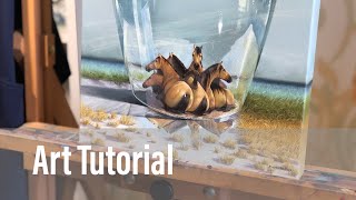 Рисую Новую картину Маслом . Масляная живопись . Art tutorial.