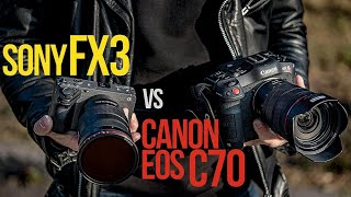 Sony FX3 vs Canon C70 | Лучшая камера для видео | КРОП или ПОЛНЫЙ КАДР!